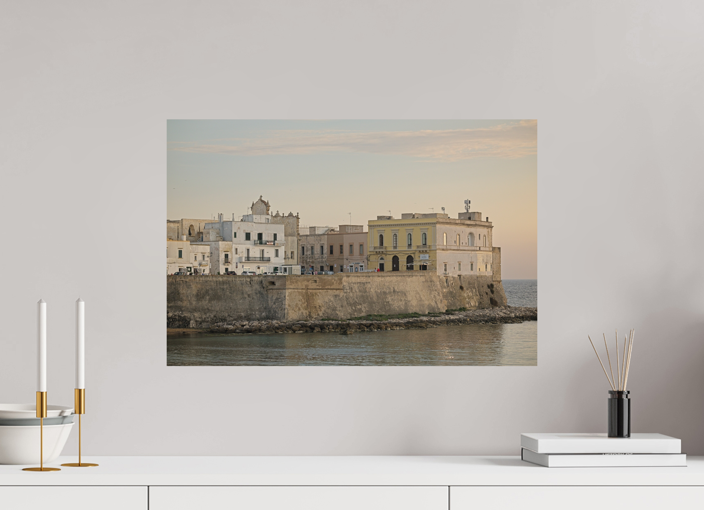 60 x 40 cm, Museum Giclée Print The Old Town Gallipoli