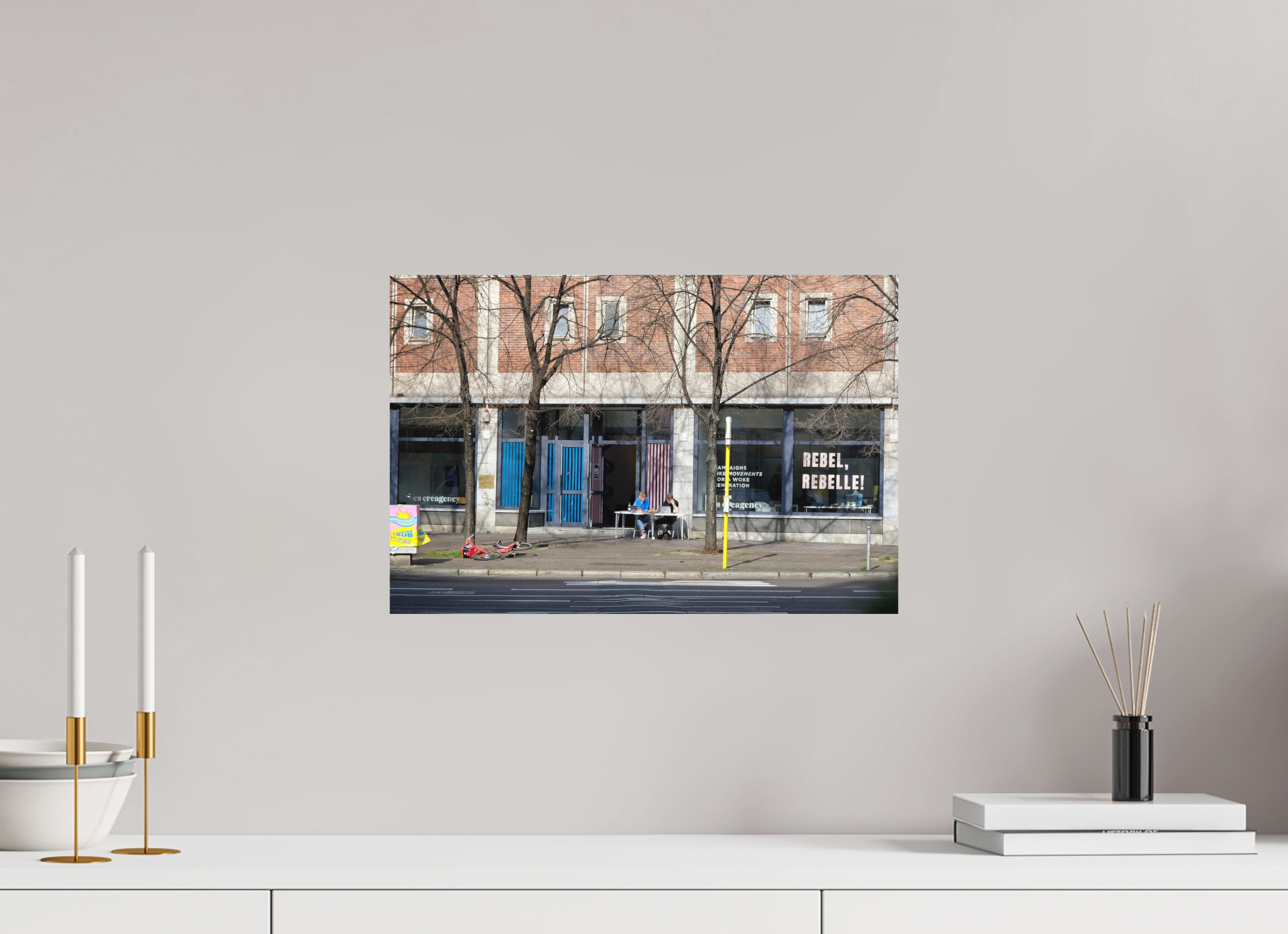 45 x 30 cm, Museum Giclée Print Berlin Working