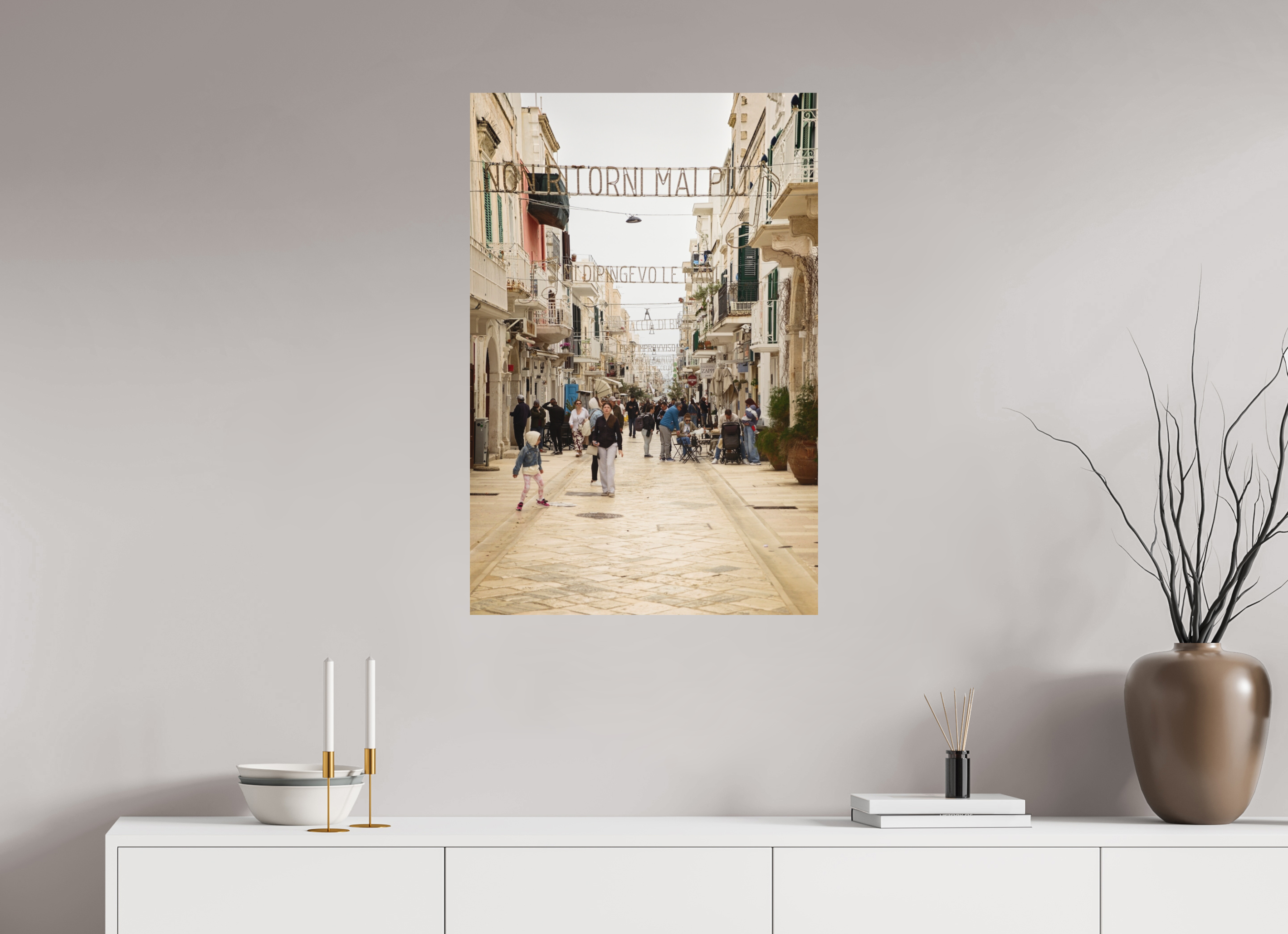 60 x 90 cm, Museum Giclée Print Morning in Polignano