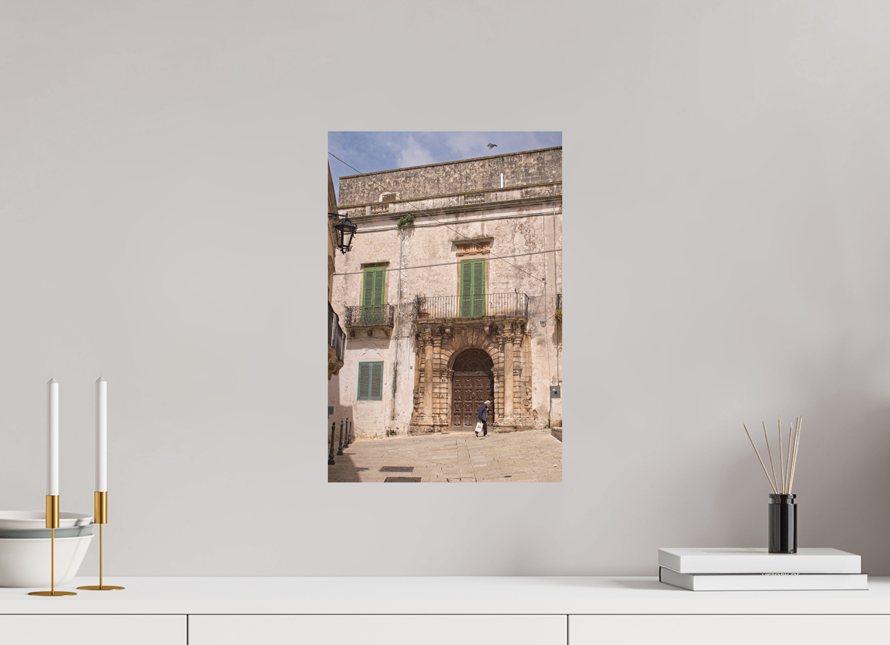 30 x 45 cm, Museum Giclée Print Crossing the Square