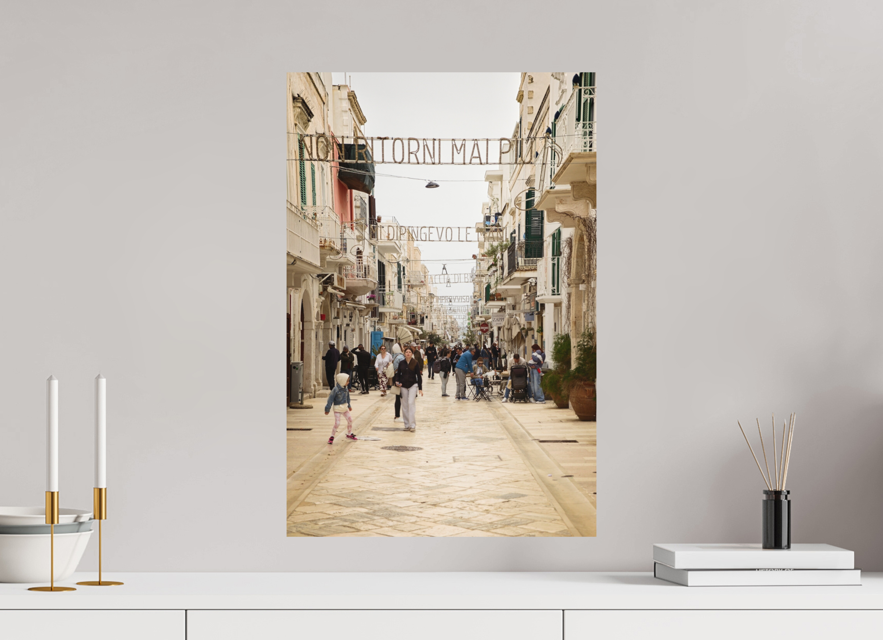 40 x 60 cm, Museum Giclée Print Morning in Polignano