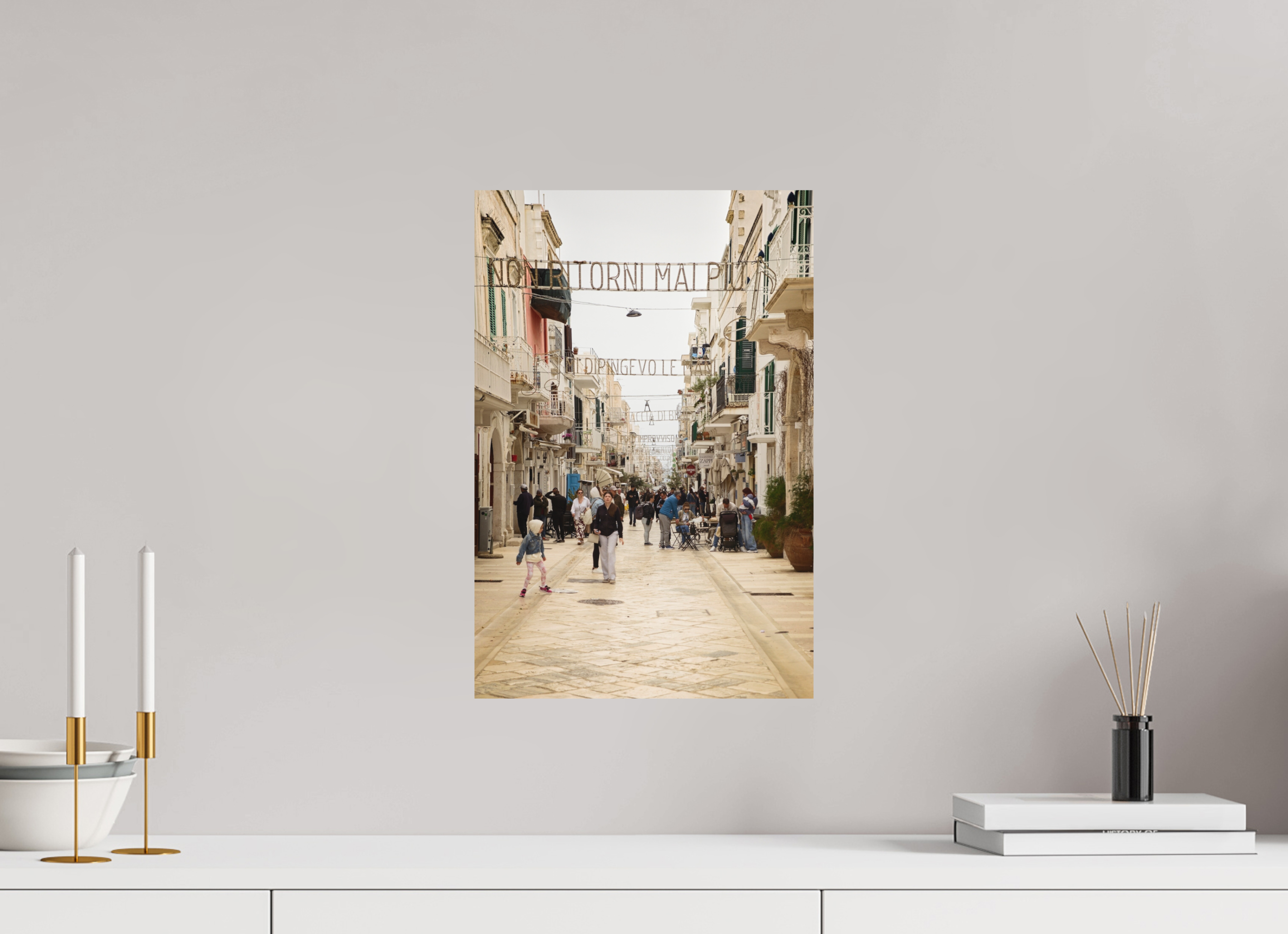 30 x 45 cm, Museum Giclée Print Morning in Polignano