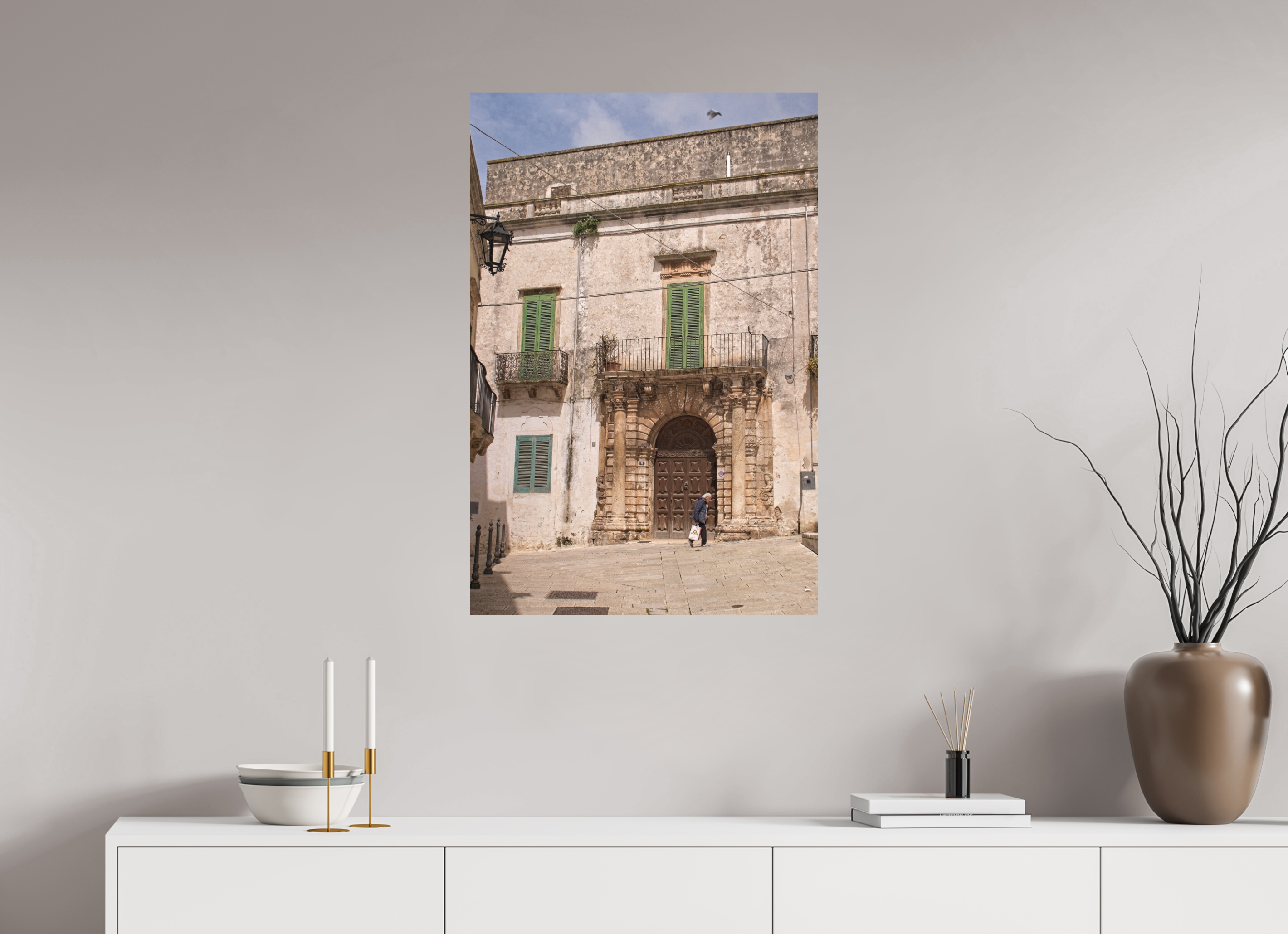 60 x 90 cm, Museum Giclée Print Crossing the Square