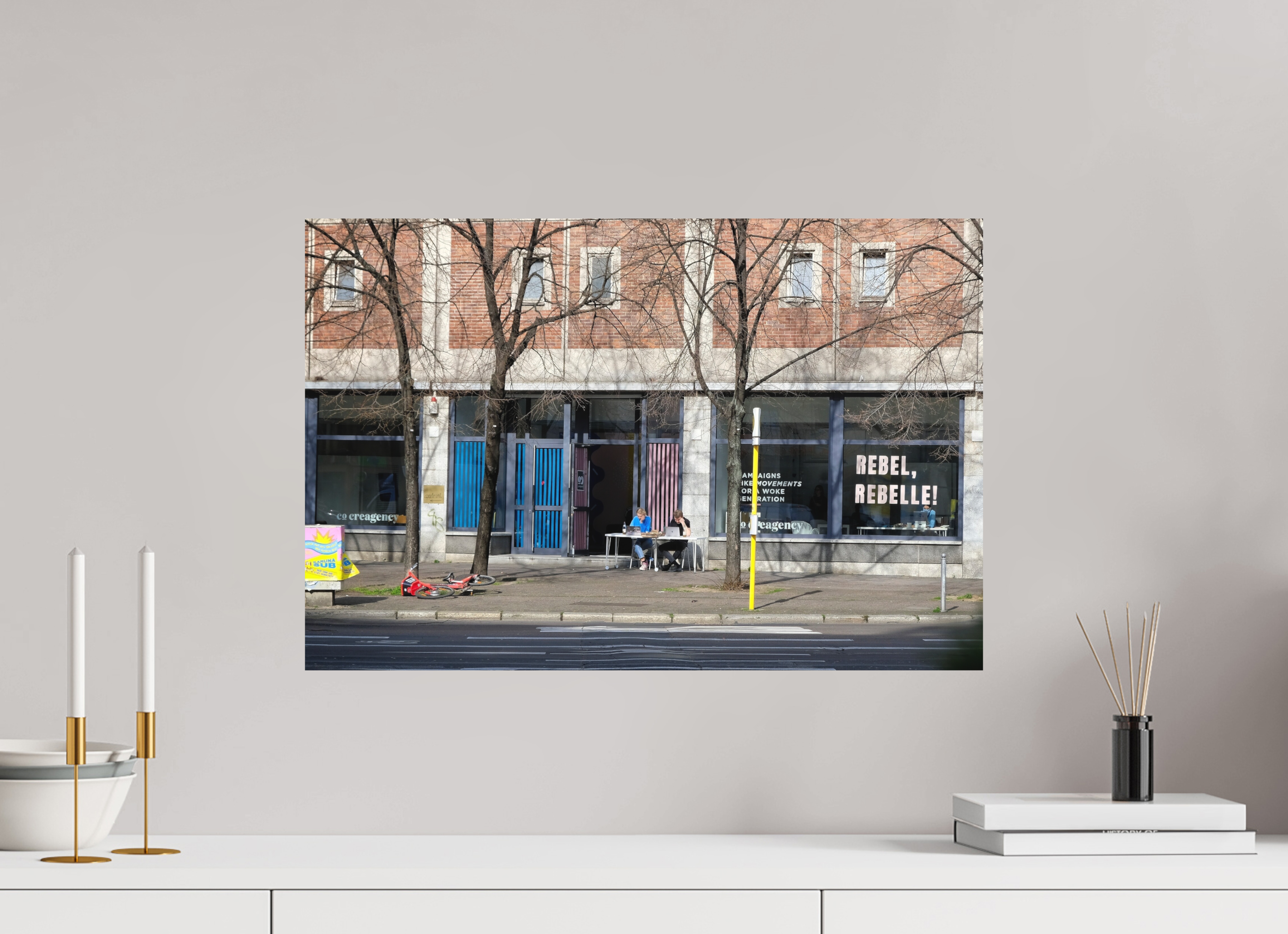 60 x 40 cm, Museum Giclée Print Berlin Working