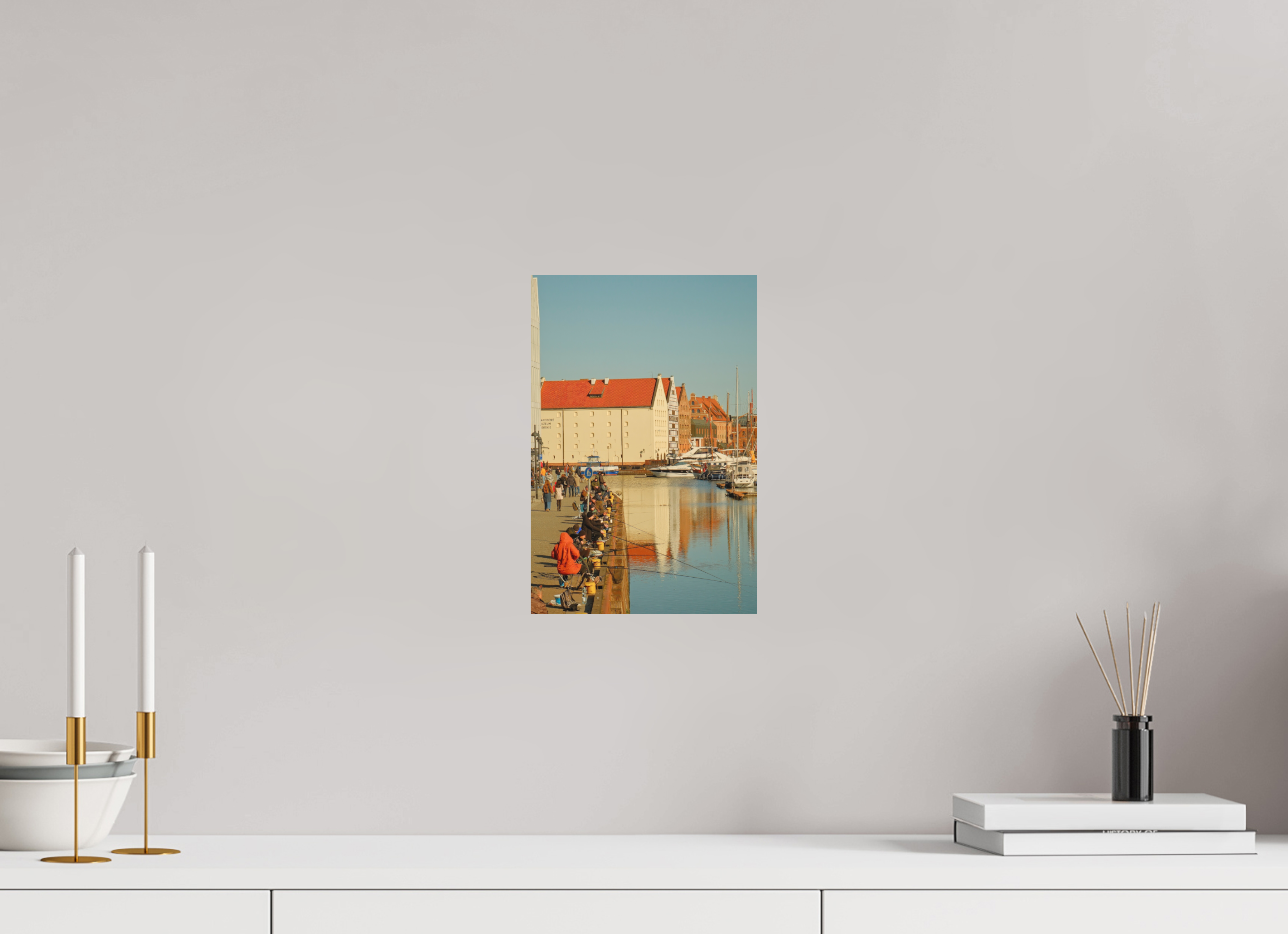 20 x 30 cm, Museum Giclée Print Gdańsk Fishermen
