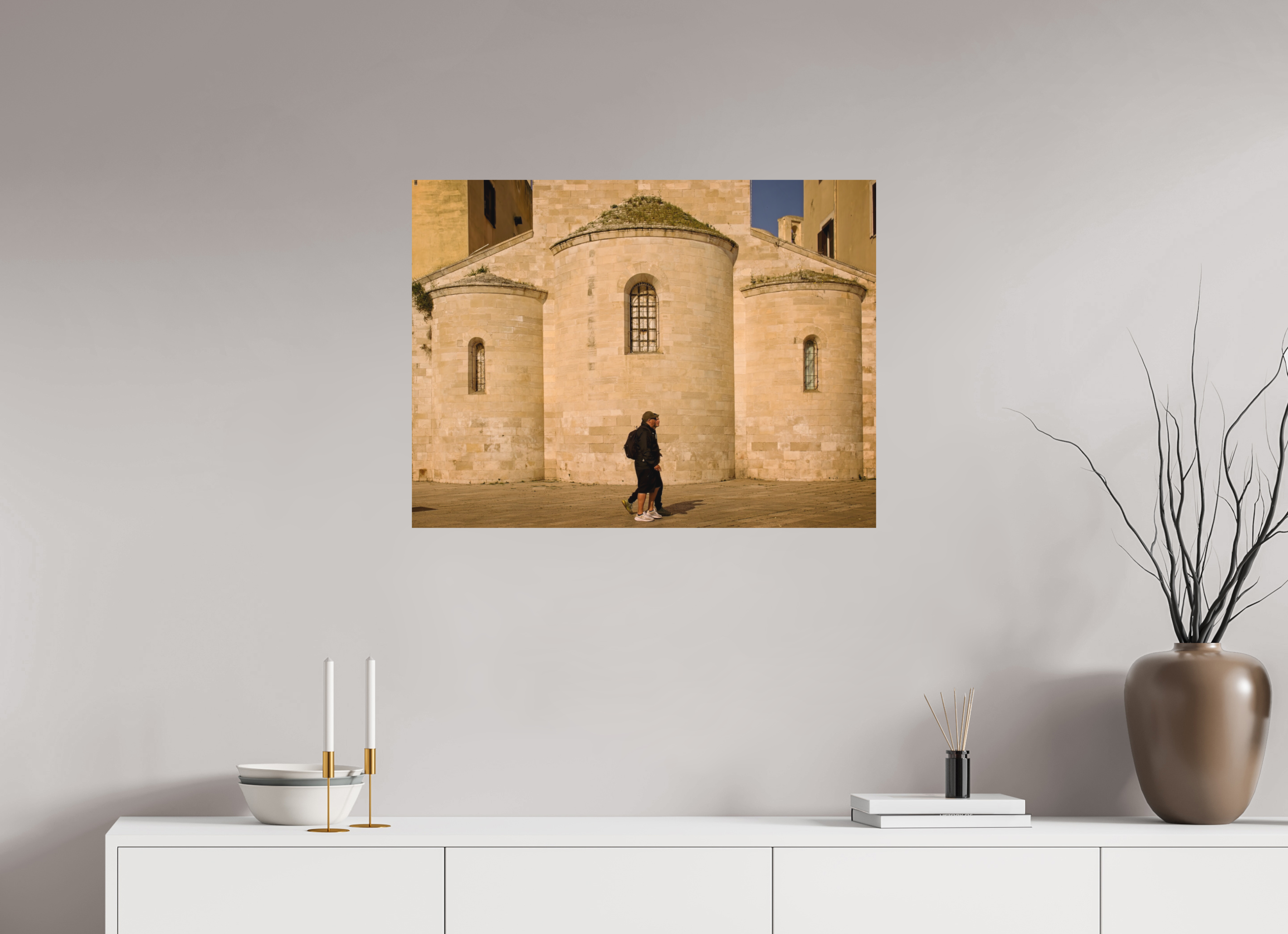 80 x 60 cm, Museum Giclée Print Romanesque Bari